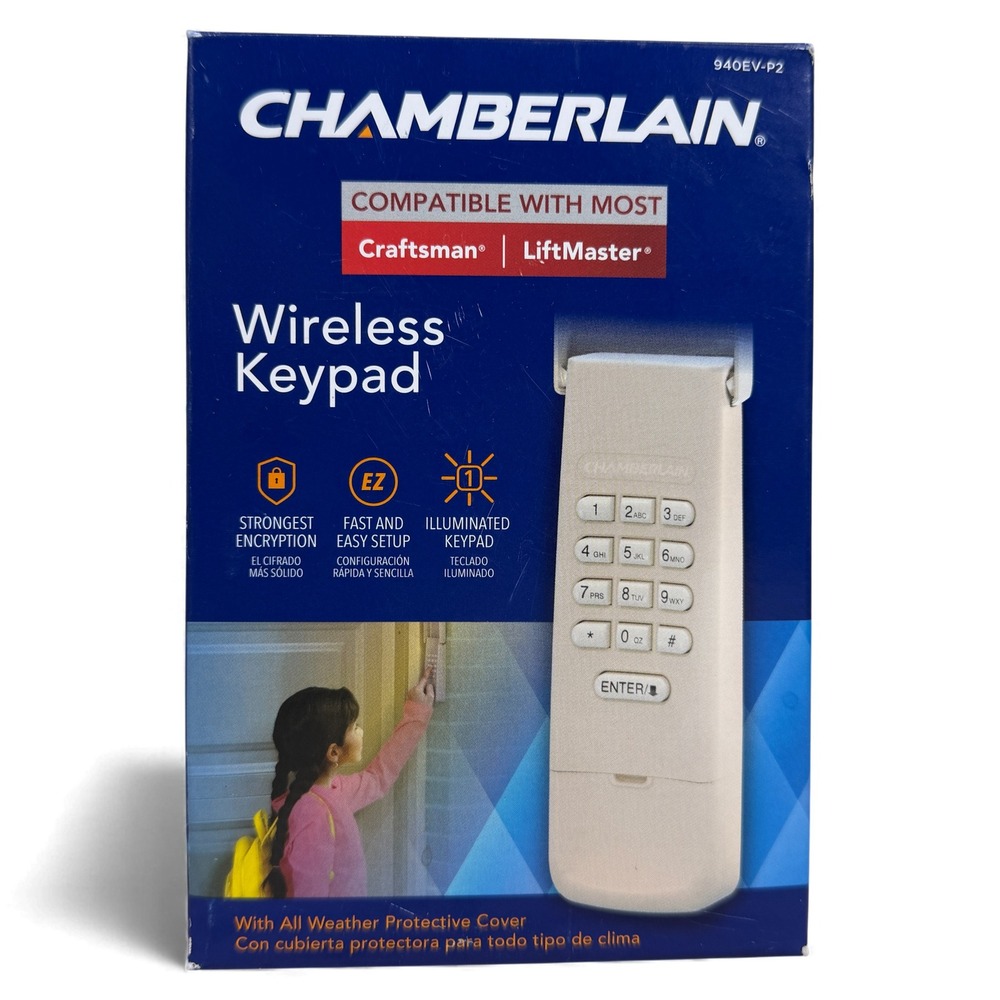 Chamberlain‎ G940EV-P2MC Garage Keyless Door Entry Keypad Open Box